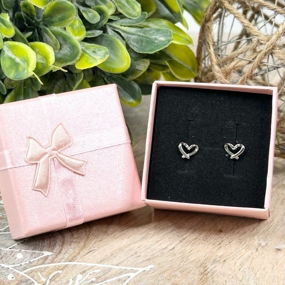 Sterling Silver Heart Earrings